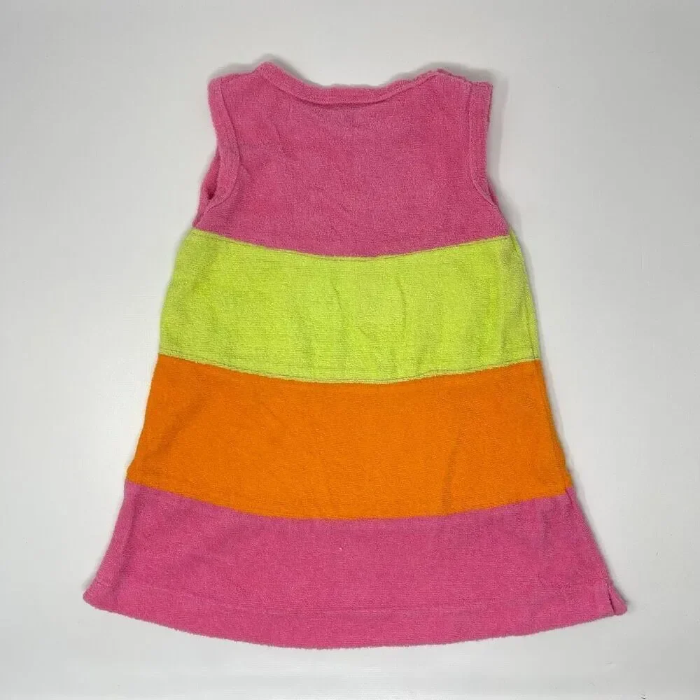 Peaches N Cream & Happy Kids Summer Dresses Lot of 2 Dress Little Girls Small 2T